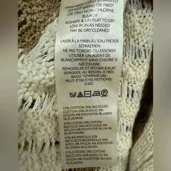 Anthropologie Pilcro Longline Stitch Sweater Size Small NWOT - Picture 7 of 7